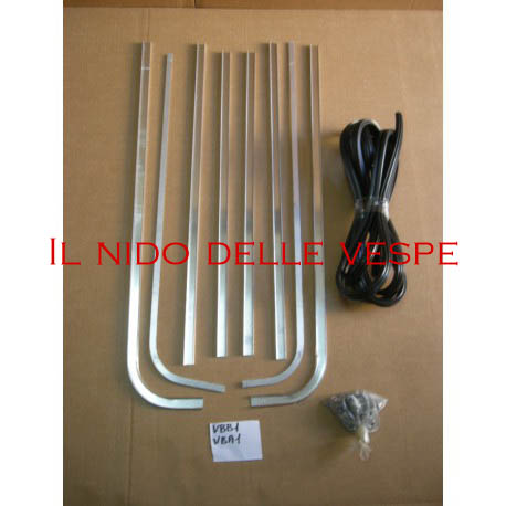 SERIE PROFILI PEDANA COMPLETI PER VESPA 150 VBA1T,VBB1T