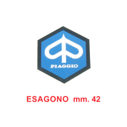 STEMMA ESAGONALE DIAMETRO 42 MM PER PIAGGIO BOXER 1 BOXER 2