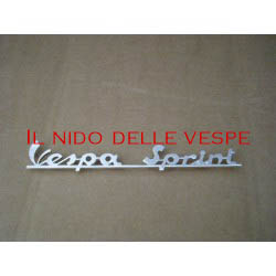 TARGHETTA POSTERIORE IN ALLUMINIO VESPA SPRINT PER VESPA 150 SPRINT VLB1T