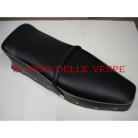 SELLA BIPOSTO PER VESPA GS 150 VS5 BLU CON PROFILO GRIGIO