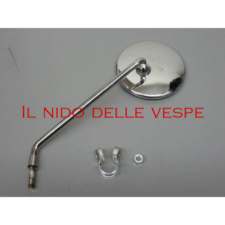 SPECCHIO CROMATO SINISTRO PER VESPA FARO BASSO V1-15,V30-33, VM1-2,VN1-2,VL1-3