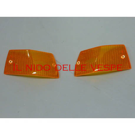 COPPIA VETRI FRECCE POSTERIORI SIEM PER VESPA PX 125-150-200 ARCOBALE