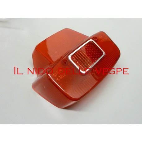 VETRO FANALE POSTERIORE SIEM CON INSERTO IN ALLUMINIO PER VESPA VNB6,GL,SS,SPRINT