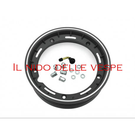 CERCHIO VESPA COMPL 10 GL - PX - ET3 TUBELESS NERO"