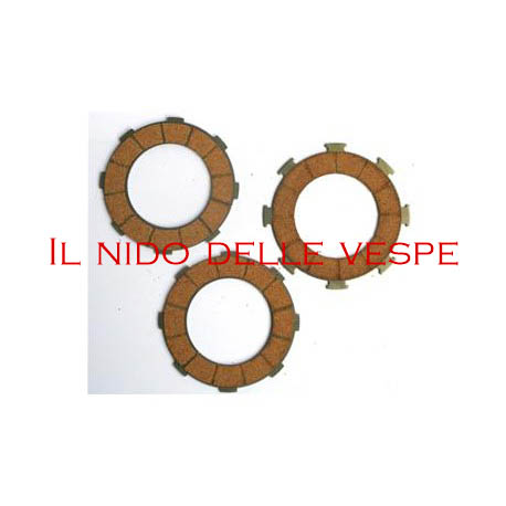 SERIE DISCHI FRIZIONE PER VESPA  SUPER ,GT,SPRINT,GTR,SPRINT VEL