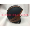 CASCO SEVEN LAMBRETTISTA  RIVESTITO IN ECOPELLE BLU OMOLOGATO