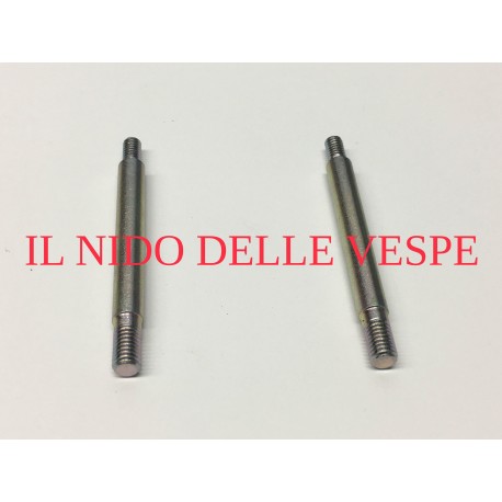 COPPIA PRIGIONIERI CARBURATORE VESPA 50 N,L,R 50 SPECIAL 90 , 90SS,125 PRIMAVERA ,ET3