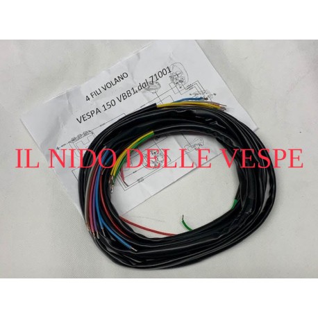 IMPIANTO ELETTRICO VESPA VBB1 4 FILI STATORE