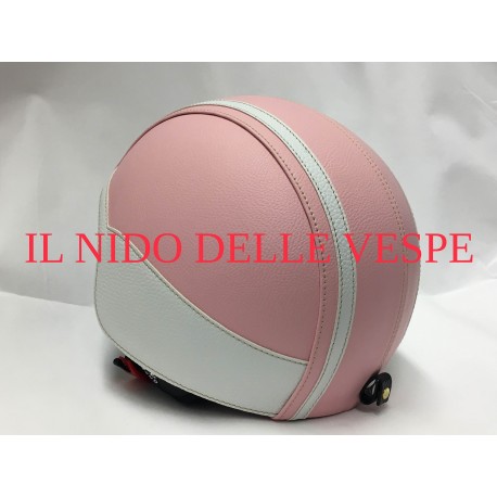 CASCO GIRL RIVESTITO IN PELLE OMOLOGATO