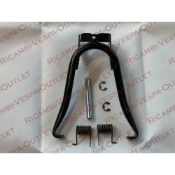 CAVALLETTO CENTRALE NERO CON ASSE PERNO 14 E MOLLE PER CIAO 50 1978-2004 PIAGGIO