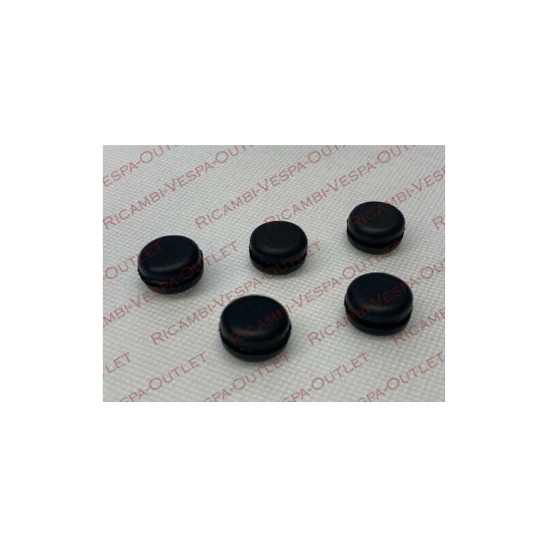 5 Gommini tampone per appoggio batteria per VESPA 125 150 cc. VBA VBB VNB GL