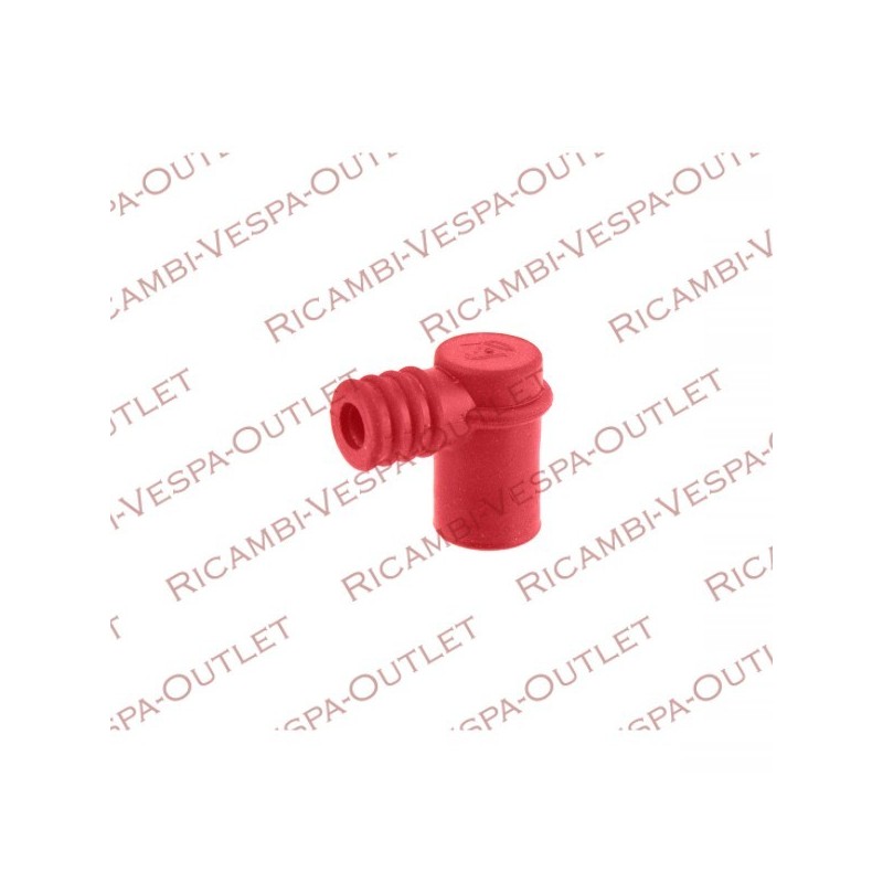 Pipetta Candela rossa silicone anti acqua Piaggio Ciao Si Mix PX SC BRAVO BOXER