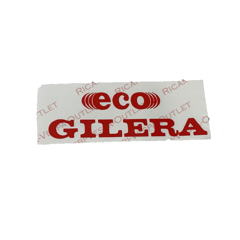 adesivo rosso gilera eco per gilera eco gilera cba