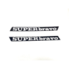 adesivo SUPERBRAVO coppia per fiancatine fianchetto Piaggio SUPERBRAVO dx + sx_