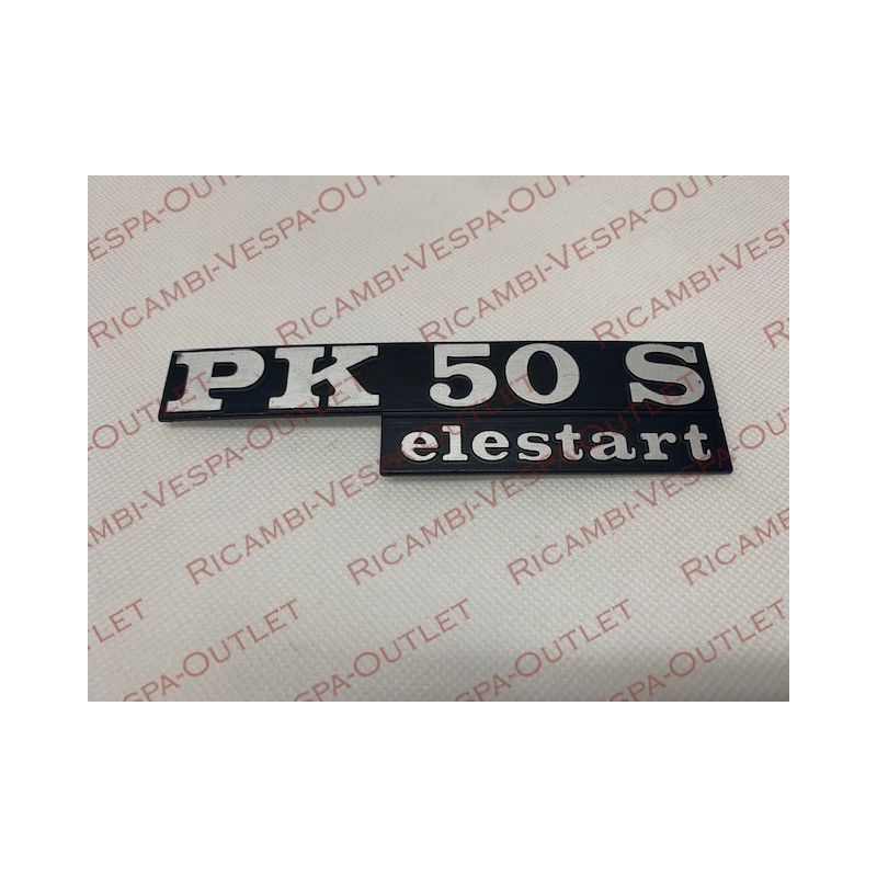 TARGHETTA LATERALE VESPA PK 50 S ELESTART